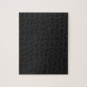 Puzzle Black & Smoky Black Narrow Vertical Stripes