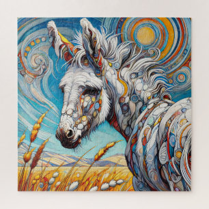 Puzzle blanc Donkey 600 pièce