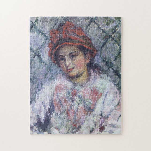 Puzzle Blanche Hoschede Monet Art (Vertical)