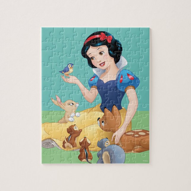 Puzzle Blanche-Neige et ses amis des bois (Vertical)