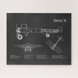 Puzzle Bleriot XI - Plans de dessin du plan directeur de