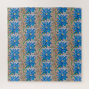 Puzzle bleu