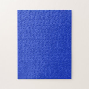 Puzzle Bleu bleu (couleur solide)