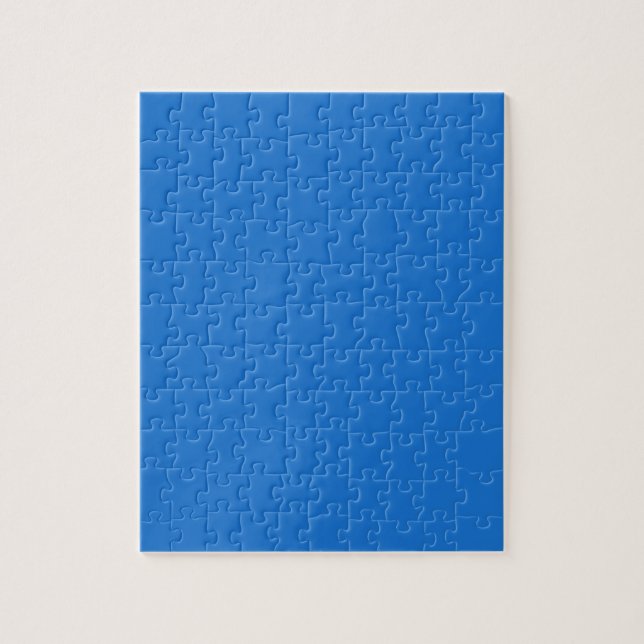 Puzzle Bleu bleu marine brillant (couleur solide) (Vertical)