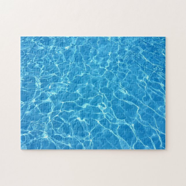 Puzzle bleu clair (Horizontal)
