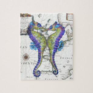 Puzzle Bleu d'hippocampe