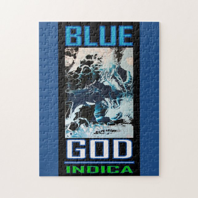 PUZZLE BLEU DIEU INDICA (Vertical)
