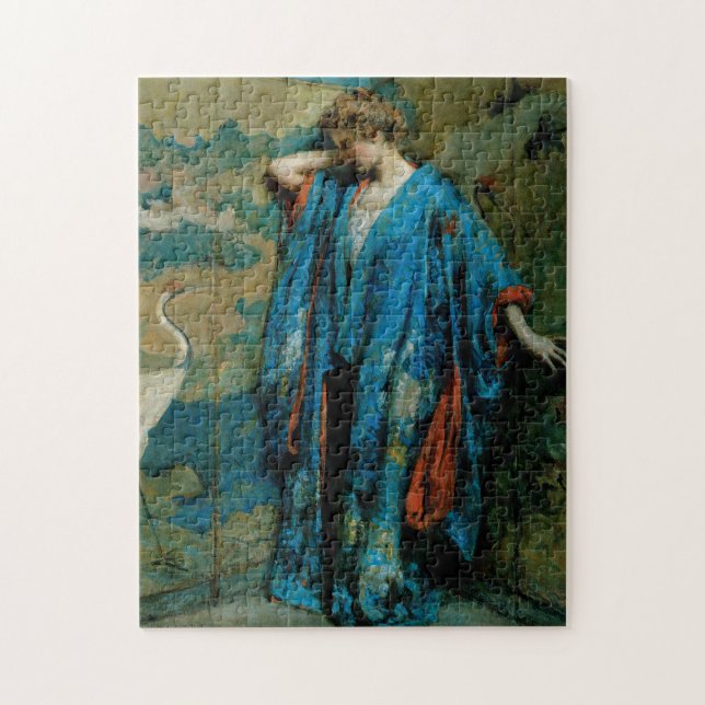 Puzzle Bleu et jaune (Vertical)