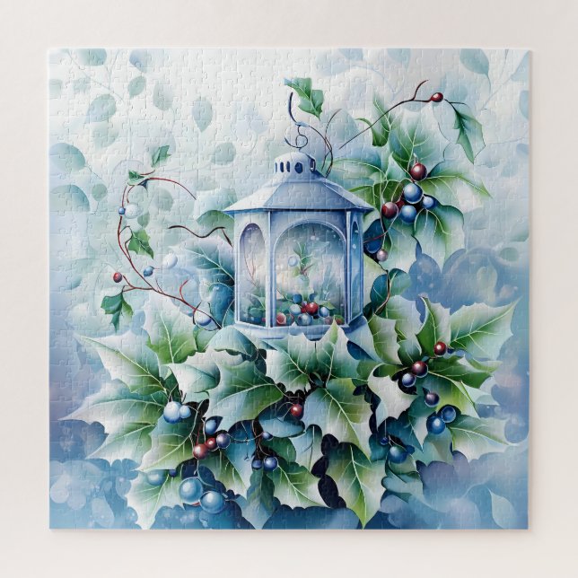 Puzzle bleu hiver (Vertical)