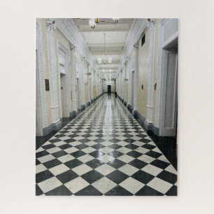 Puzzle Bleu noir blanc Hallway West Wing