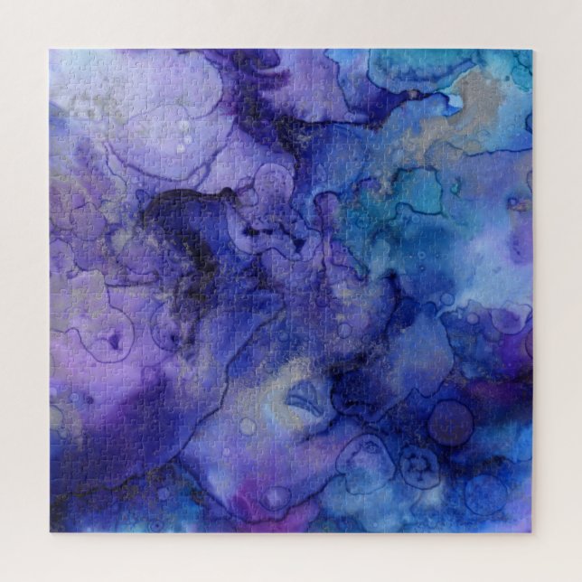 Puzzle Bleu rose (Vertical)