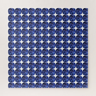 Puzzle Bleu saphir
