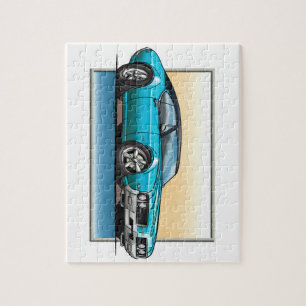 Puzzle Bleu turquoise de 69 sabres d'abordage