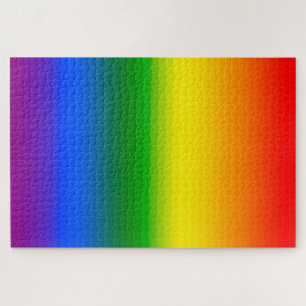 Puzzle Bleu Violet Vert Jaune Orange Rouge Arc-en-ciel Om