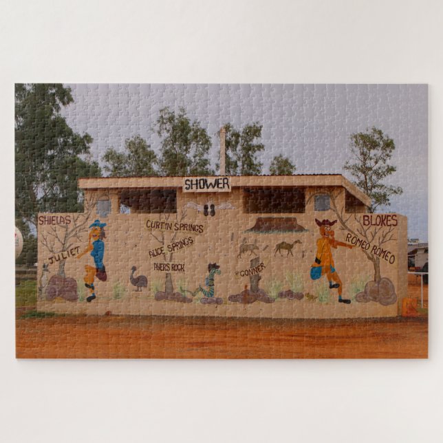 Puzzle Bloc de toilettes extérieur, Australie (Horizontal)