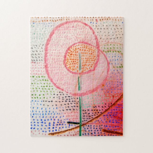 Puzzle Blossoming (1934) de Paul Klee - Art Abstrait (Vertical)