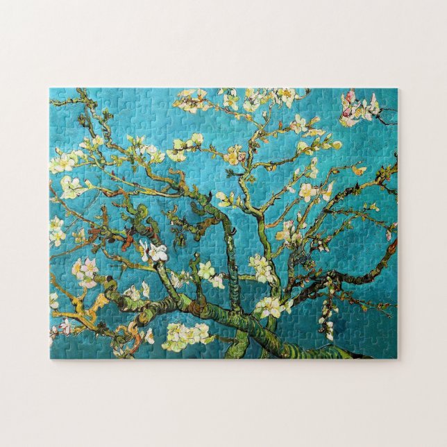 Puzzle Blossoming Almond Tree Van Gogh Fine Art (Horizontal)