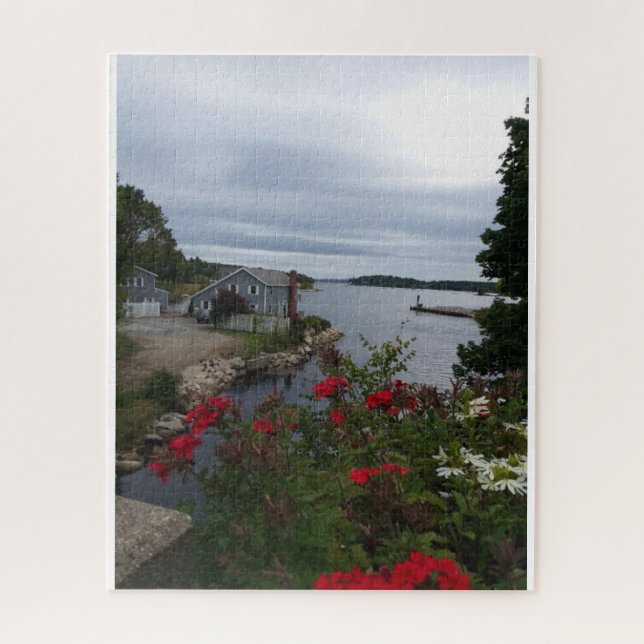 Puzzle Blue Hill - A Maine Harbour (Vertical)