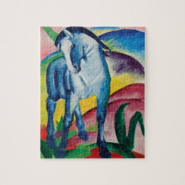 Puzzle Blue Horse I par Franz Marc (Vertical)