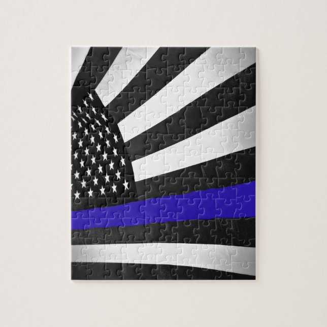 Puzzle Blue Line mince (Vertical)