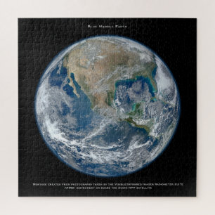 Puzzle Blue Marble Earth