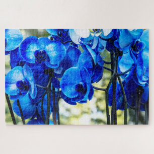 Puzzle Blue orchids