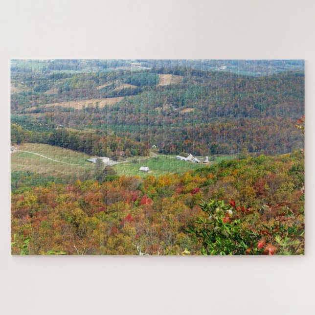 Puzzle Blue Ridge Parkway Autumn Landcape Pittoresque Puz (Horizontal)