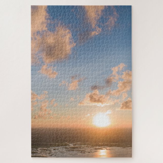 Puzzle Blue Sky Sun Nuages Pittoresque Image Difficile (Vertical)