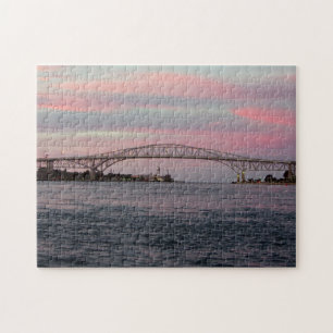 Puzzle Blue Water Bridge
