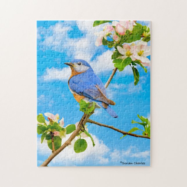 Puzzle "Bluebird" (Vertical)