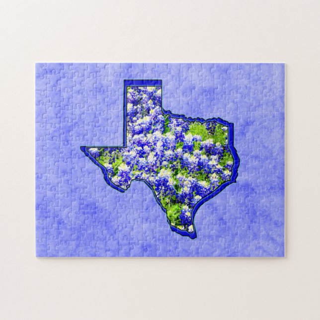 PUZZLE BLUEBONNETS DE TEXAS (Horizontal)