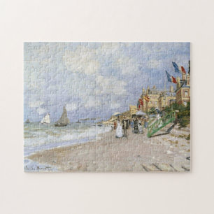 Puzzle Boardwalk Beach at Trouville Monet Fine Art