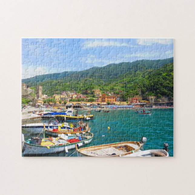 Puzzle Boats in Monterosso - Cinque Terre (Horizontal)