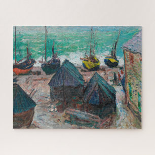 Puzzle Boats on the Beach at Étretat Claude Monet