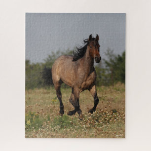 Puzzle Bob Langrish   Cheval Quart Courant En Fleurs