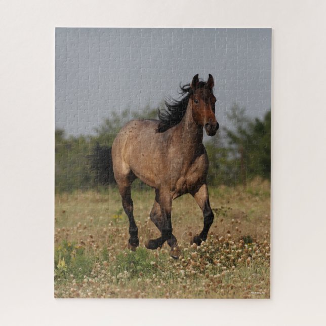 Puzzle Bob Langrish | Cheval Quart Courant En Fleurs (Vertical)