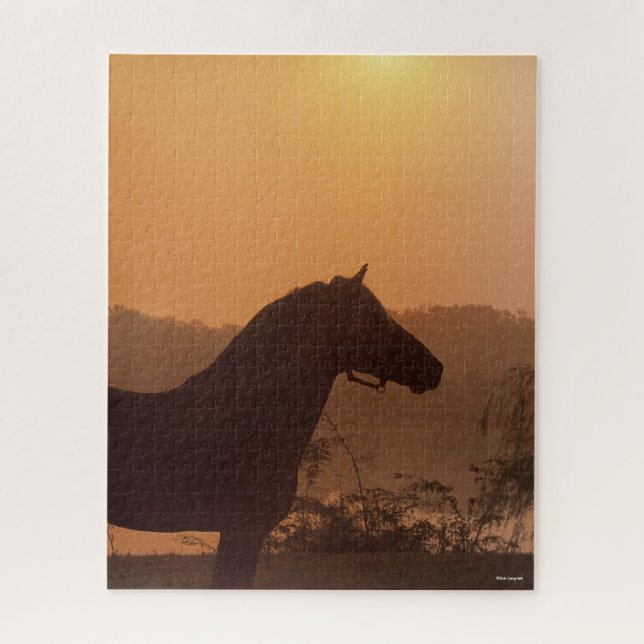 Puzzle Bob Langrish | Silhouette Rocky Mountain Horse (Vertical)