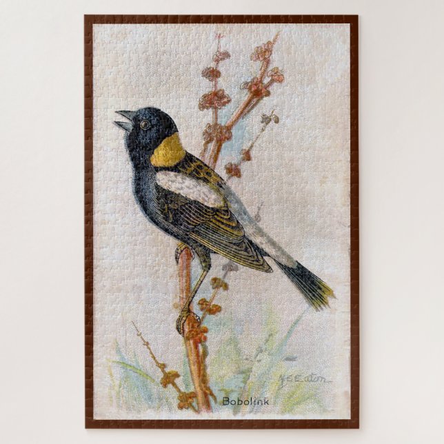 Puzzle Bobolink Large Bird (Vertical)