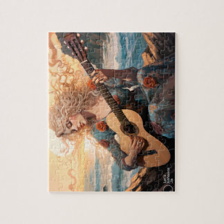 Puzzle Boho Beach girl