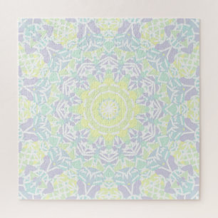 Puzzle Boho coloré géométrique complexe Hippie Mandala