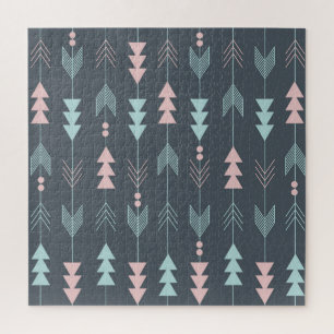 Puzzle Boho de style bohème : Motif ethnique sans peau