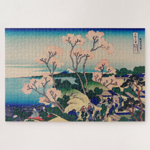 Puzzle Bois japonais Art Sakura Mont Fuji