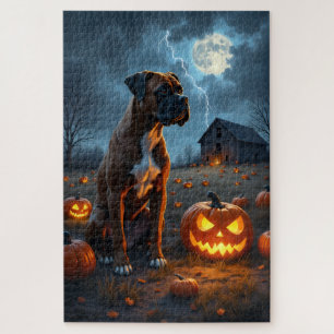 Puzzle Boîte à outils Citrouille Hantée Halloween Art