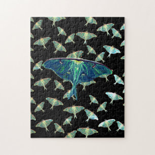 Puzzle Boîte-cadeau    Papillon bleu MothPuzzle