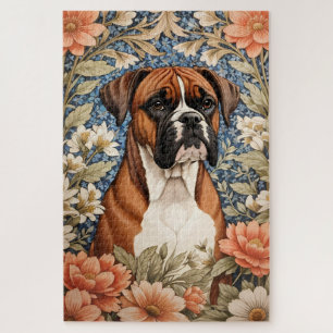 Puzzle Boîte élégante de chien Boxer inspirée de William