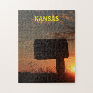 Puzzle Boîte postale Silhouette Kansas