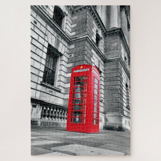 Puzzle Boîte rouge de téléphone de Londres - 20x30 - 1014 (Vertical)