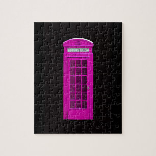 Puzzle Boîte téléphonique rose Londres