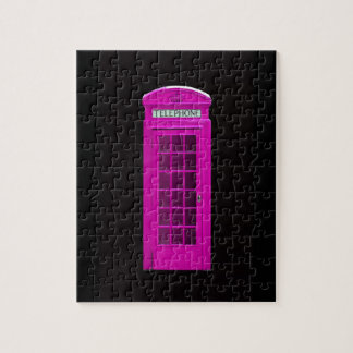 Puzzle Boîte téléphonique rose Londres