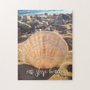 Puzzle Bold Seashell Photo élégant Manger Sleep Beach Scr